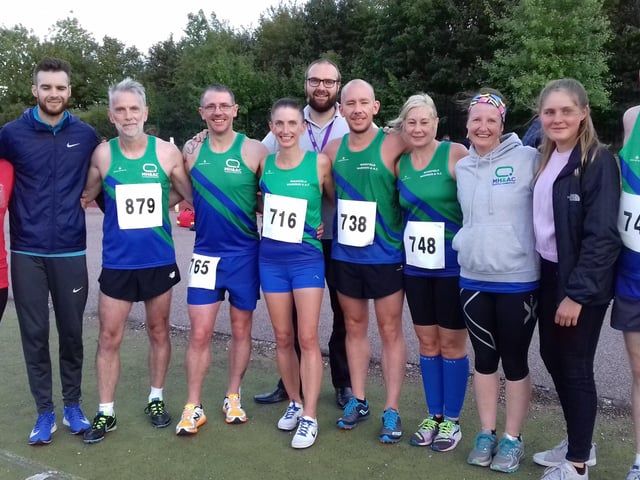 This former Mansfield Harriers team are ready for the off.