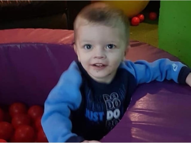 Keigan O'Brien, aged two, died of head injuries.