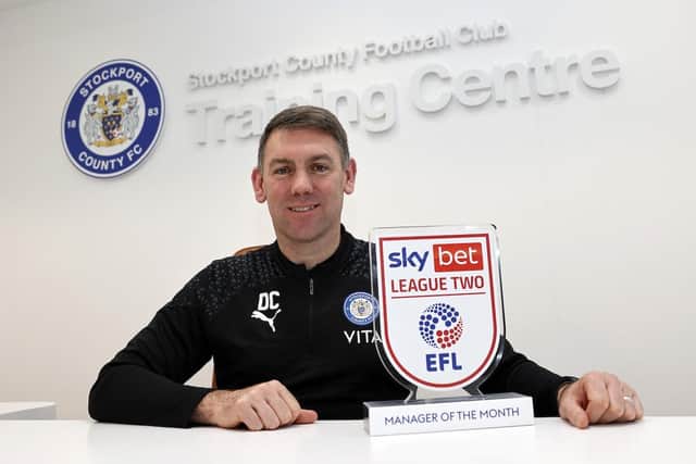 Dave Challinor is Manager of the Month.