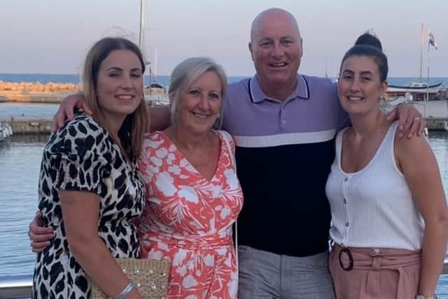 Steve Oscroft and his family