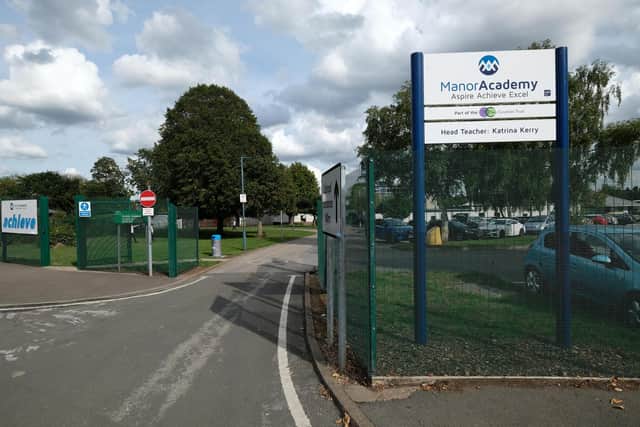 Manor Academy in Mansfield Woodhouse has been likened to an army boot camp.