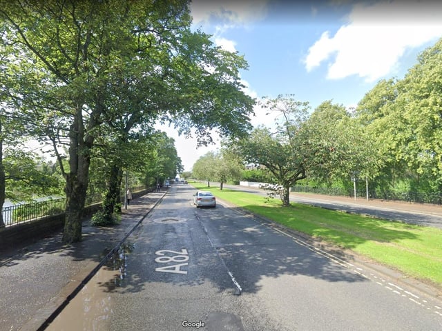 Fixed camera on the westbound carriageway of the Great Western Road , near Gartnavel, Glasgow