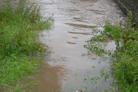 The Mill Dam in Warsop ended up flooding The Carrs and covered part of the A60.