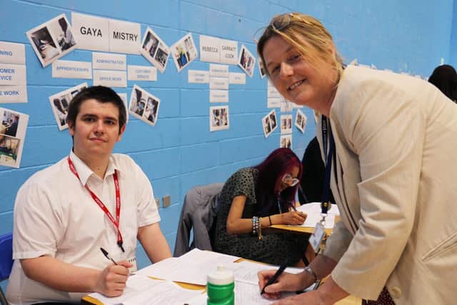 Shaun Cross spoke with the college's head of HR Sian Geeson