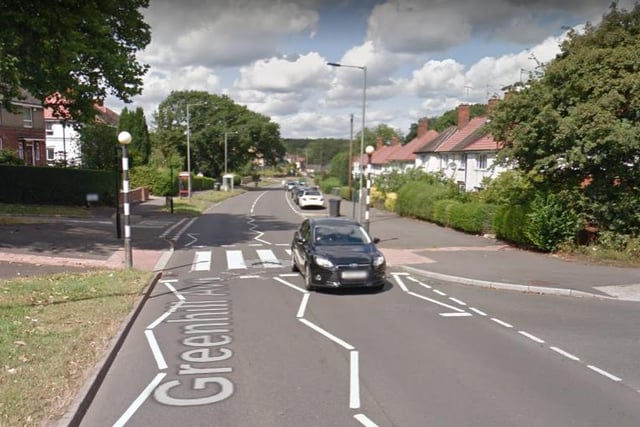 You can also expect a speed camera to be located on Greenhill Avenue, Sheffield.
