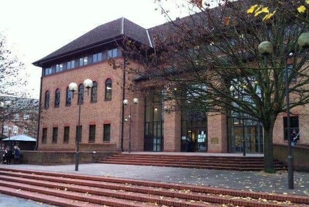 Derby Crown Court, where the trial is taking place