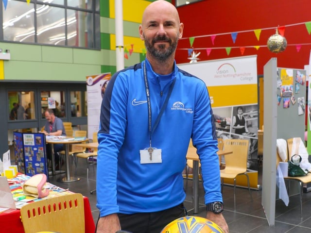 Physical activity and enrichment co-ordinator Paul Adams spoke to students about a range of sporting.