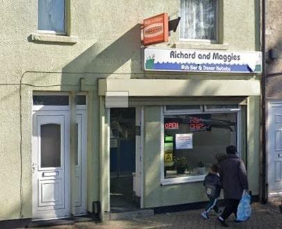 Richard and Maggie's Fish Bar, High Street, Stanton Hill.