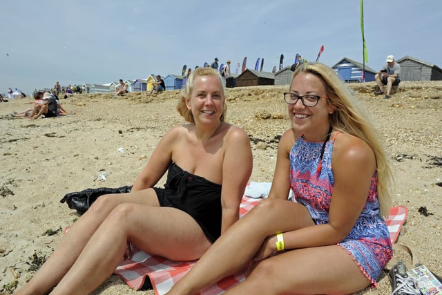 The 2018 Hayling Kitesurfing Armada. Sam Elson and daughter Cheryl Waldron from Hayling Island. Picture Ian Hargreaves 180624-1