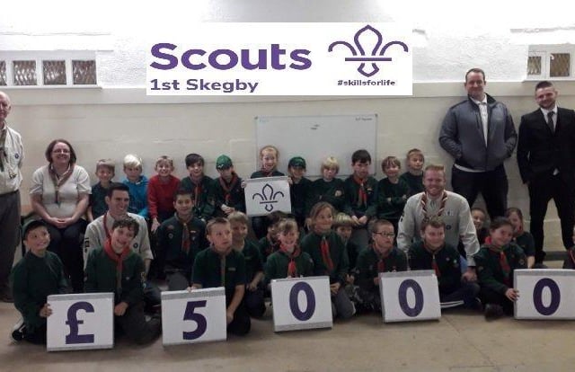 First Skegby Scout Group were successful in winning financial support from Nottinghamshire County Scouts for £5,000 to pay for a new central heating system in 2018.