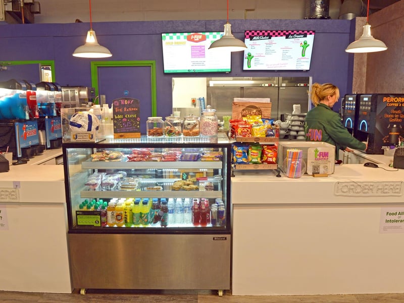 The venue has a varied menu of food and drinks options at competitive prices.
