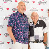 Rob Taylor (centre) has reached the semi-finals of Slimming World’s 2023 Man of the Year competition along with Gary Marshall (left) and David Keech (right)