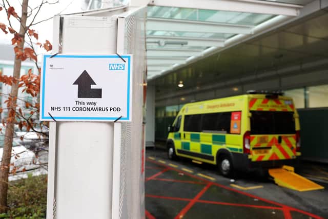 The first frontline NHS worker has died from coronavirus. (Photo by ISABEL INFANTES/AFP via Getty Images)