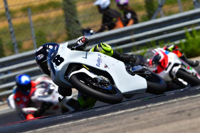 Joshua Williams on his way to victory at the  Circuito de Navarra.