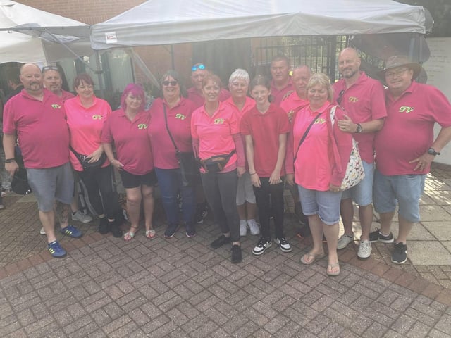 The Team Vinyl team. The volunteers work hard each year to bring the community festival to Rainworth residents.