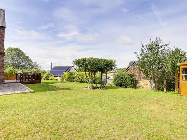 The private and peaceful garden is the perfect retreat.