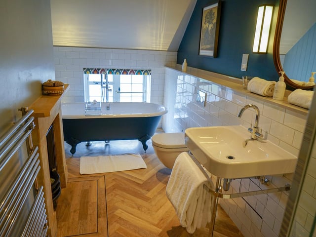 Enjoy a soak in the new tub in the new look Cuckney House on the Welbeck Estate.