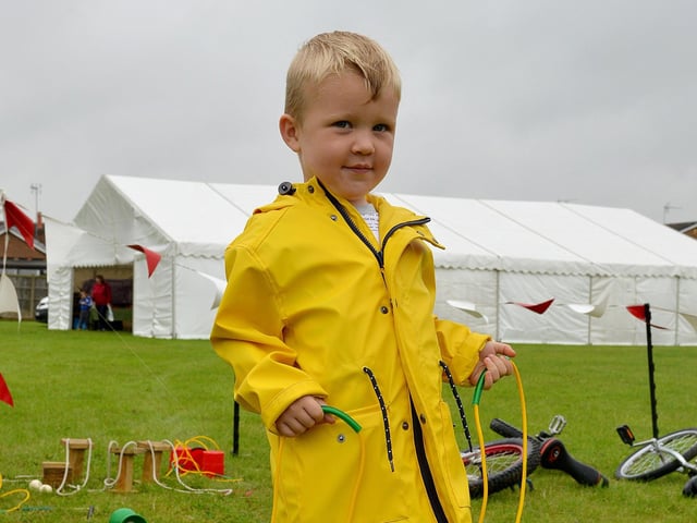 Summer Festival at Carr Lane Park, Warsop, pictured is Eddison Gallagher, three