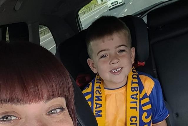 This youngster will be set for a day he will never forget.