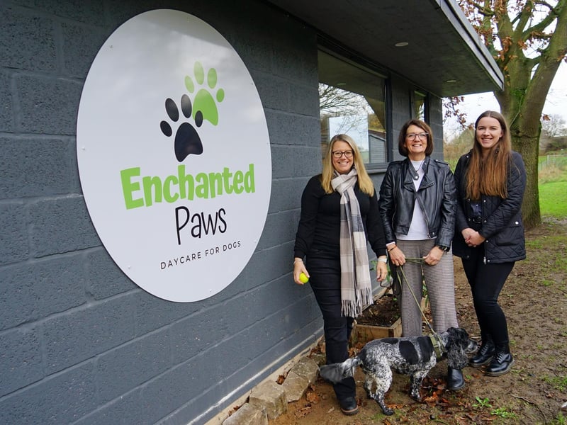 Enchanted Paws, a dog day care service at Lamb Pens Farm in Kings Clipstone, has already received five-star reviews since officially opening earlier this year.