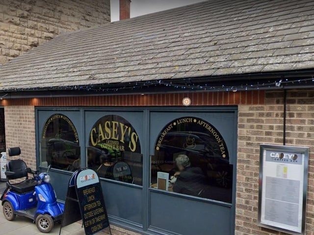 Casey's Coffee Bar on White Hart Street, Mansfield, has a 4.6/5 rating based on 320 reviews.
