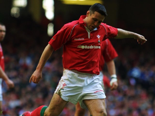 Stephen Jones, now Wales' assistant coach, kicked three early penalties to give the Welsh an early 9-0 lead over Scotland in Cardiff in 2002.