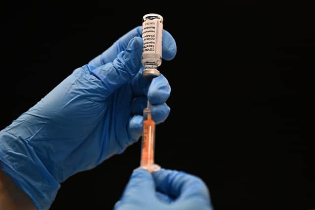 Two-thirds of people in Ashfield have received their first dose of a Covid-19 vaccine. (Photo by BEN STANSALL/AFP via Getty Images)