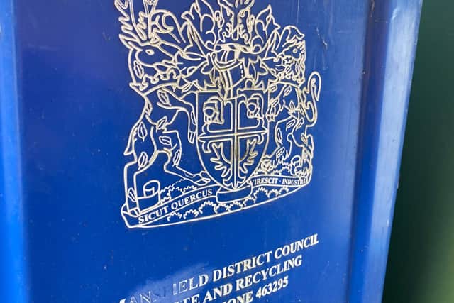Mansfield District Council is still missing Government recycling targets as residents continue to place prohibited items in blue bins, a report has revealed.
