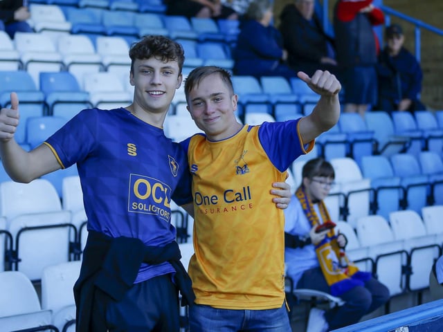 Stags fans at Gillingham.