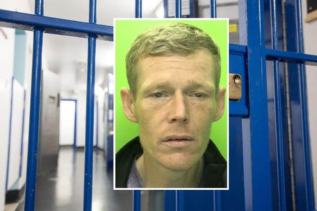 Jamie Harris, of Beck Crescent, Mansfield, was jailed for 11 months.