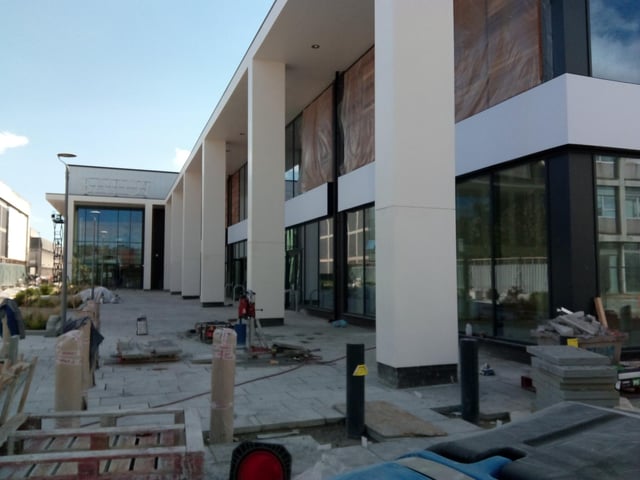 These units will be occupied by restaurants as part of the new cinema development at Waterdale