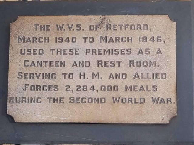This photo of a plaque on platform one at Retford Train Station was sent to us by Phyllis Romans