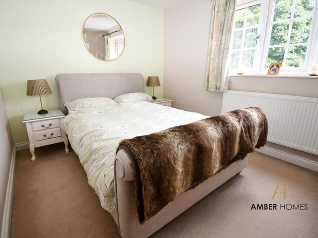 Another comfortable bedroom at the Selston property that is a peaceful retreat.