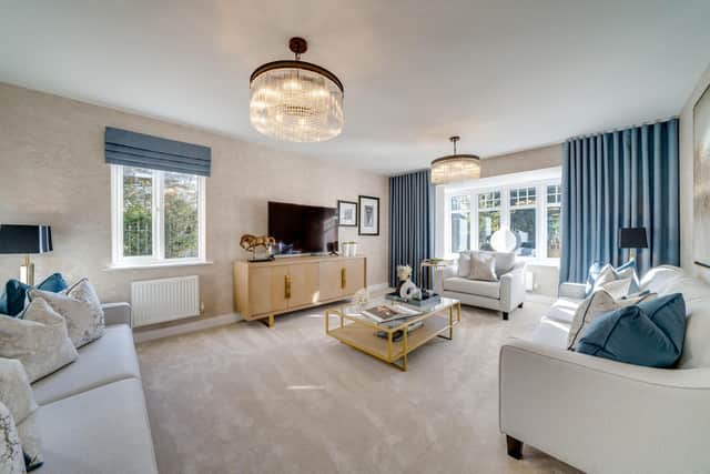 The living room in a Dunstanburgh showhome