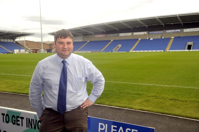 John Croot, director, is pictured at the new ground.