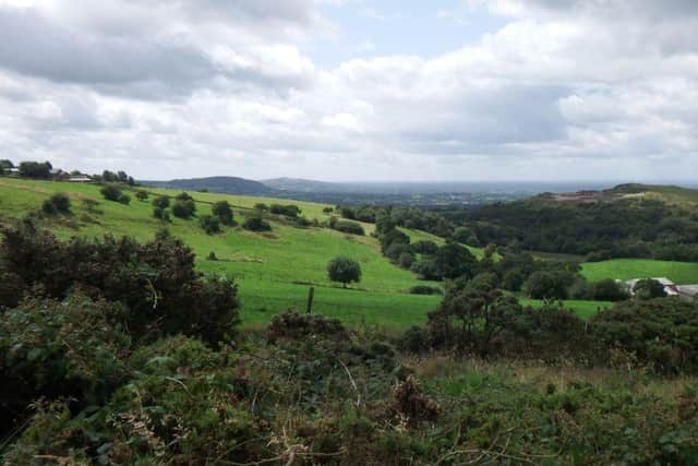Cheshire Plain from Gritstone Trail. (Photo by: Richard Lake)
