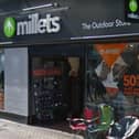 Millets in Mansfield is closing down next month. Photo: Google