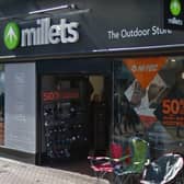 Millets in Mansfield is closing down next month. Photo: Google