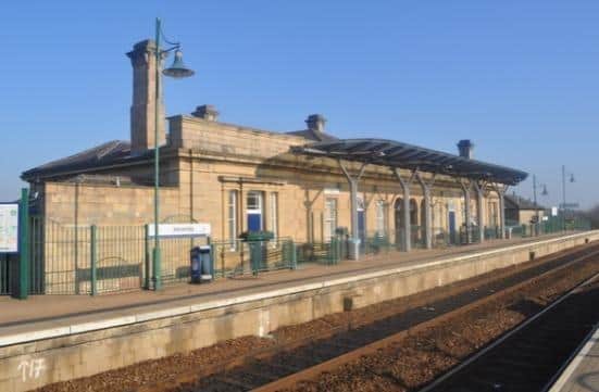 A very empty Mansfield Railway Station.