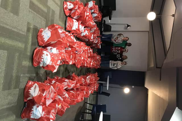 Arena Church provided Christmas lunch hampers for 80 families in Mansfield last year.