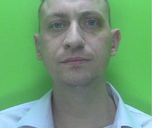 Dale Pickering has been jailed for 20 weeks after spitting at an ambulance worker.