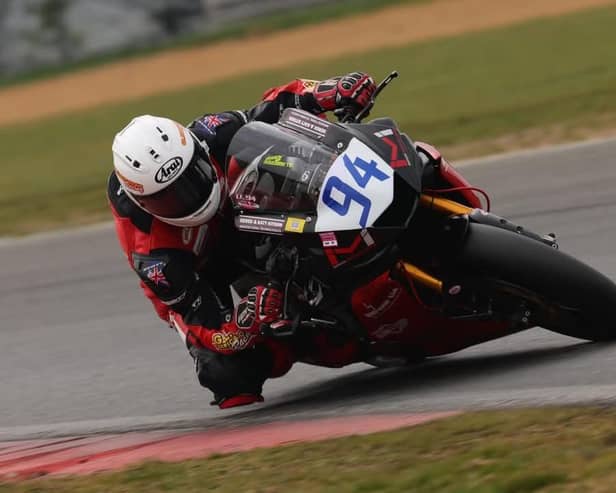 Lyndan Leatherland in action. Pic: Bonnie Lane.