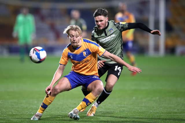 George Lapslie has joined Mansfield on a permanent deal after a successful loan spell. (Photo by Alex Pantling/Getty Images)