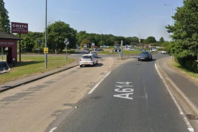 The crash happened on the A614 north of Ollerton roundabout