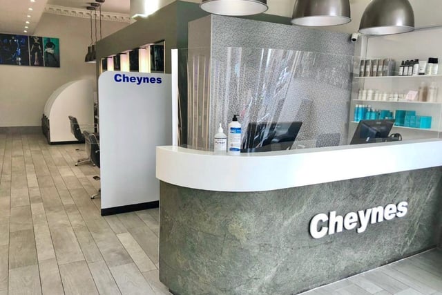 Cheynes hairdressing salons are one of many to reopen today and have implemented perspex screens at their reception desk