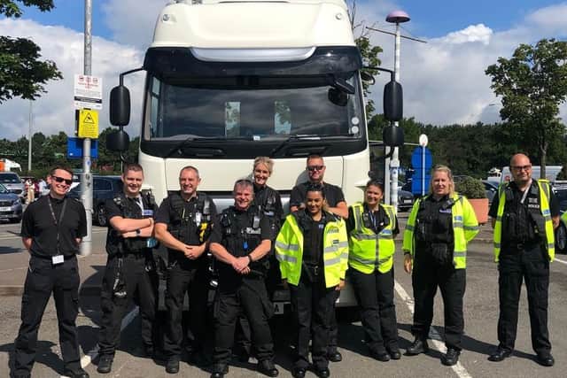 Officers from Nottinghamshire's roads policing and the Ashfield Reacher team