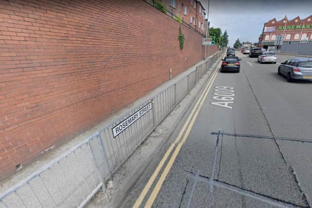 Rosemary Street, Mansfield town centre.
