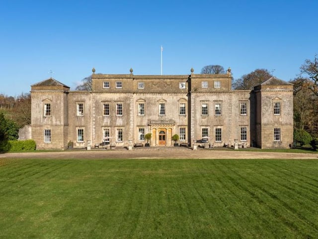 The grand-looking Ston Easton Park, near Bath in Somerset, is a former Georgian country house hotel with a price tag of £6 million. Set in 28 acres of land, it has 20 bedrooms, 20 bathrooms and even its own tennis court.