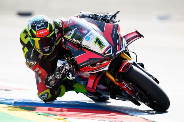 Kyle Ryde in action at Thruxton.