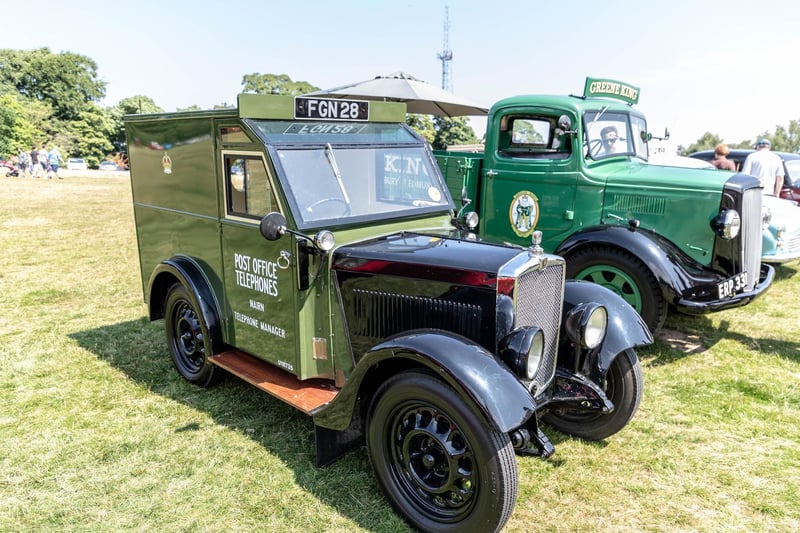 The show featured an old Greene King Brewery lorry dating back to the 1950s.